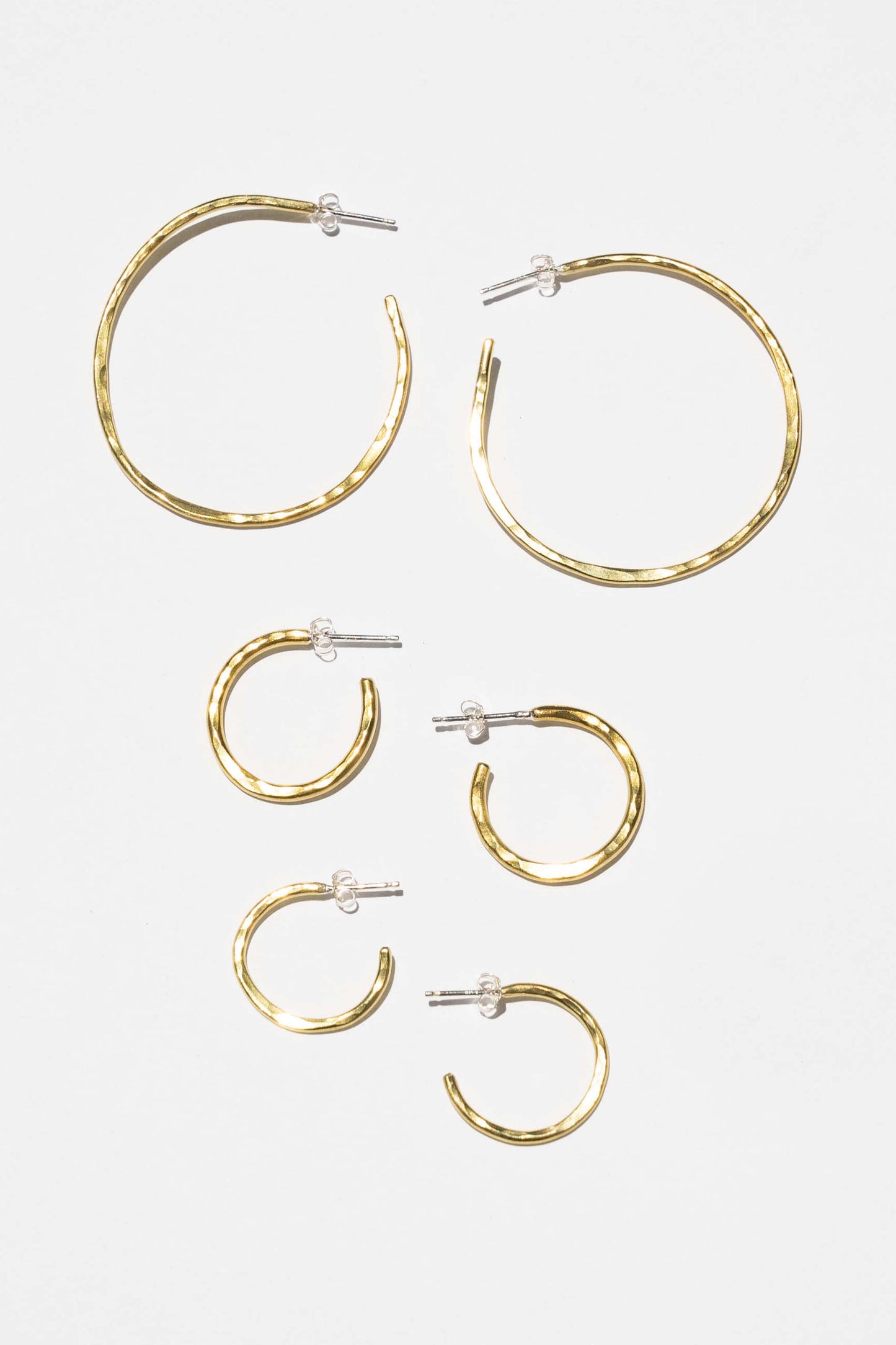 FULL MOON medium hoops - FINAL SALE