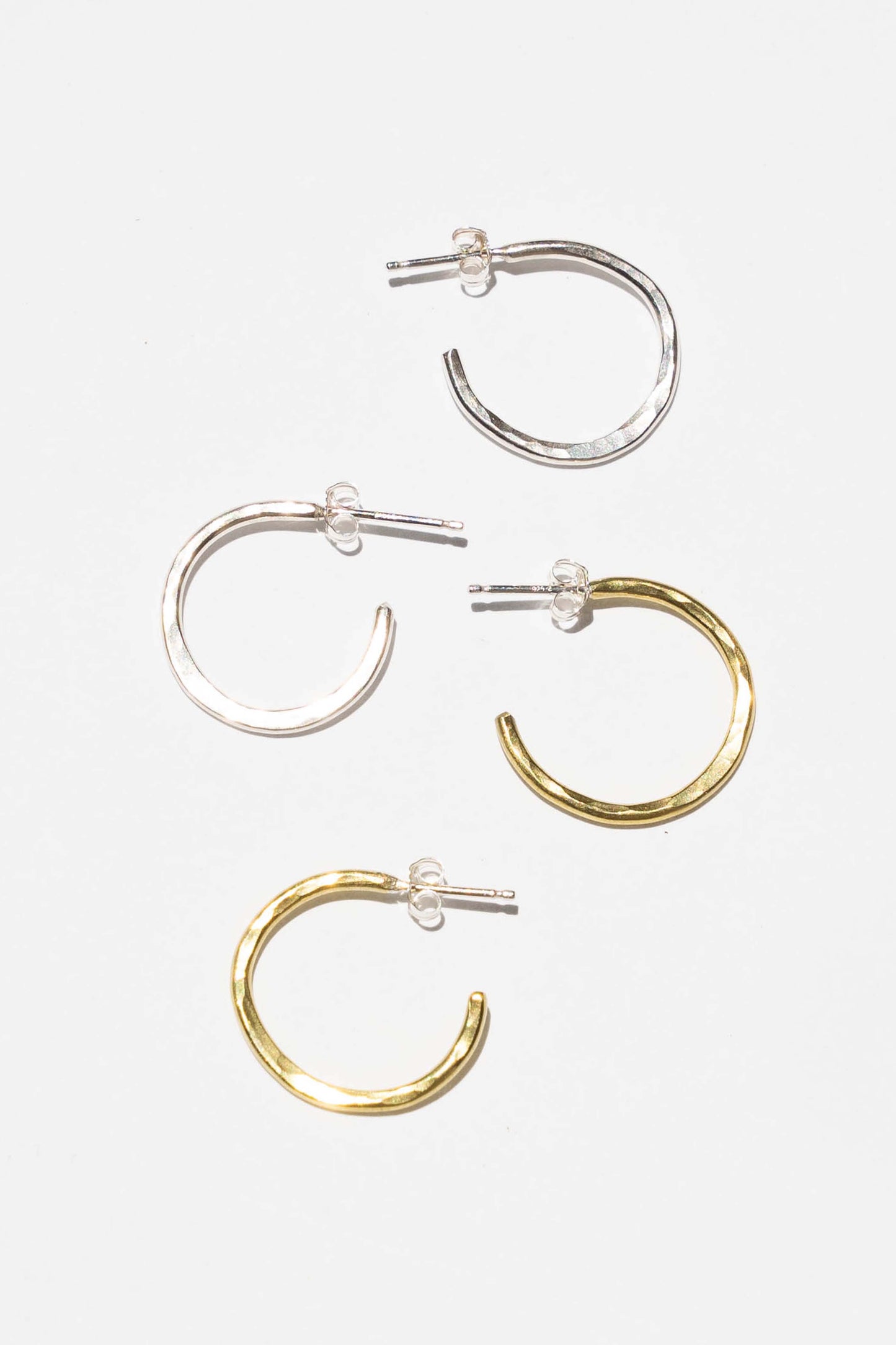 FULL MOON mini hoops - FINAL SALE