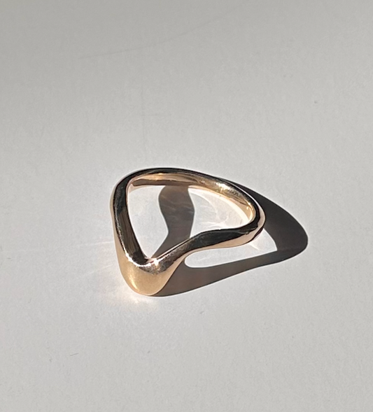 HIGH TIDE ring - 14k gold