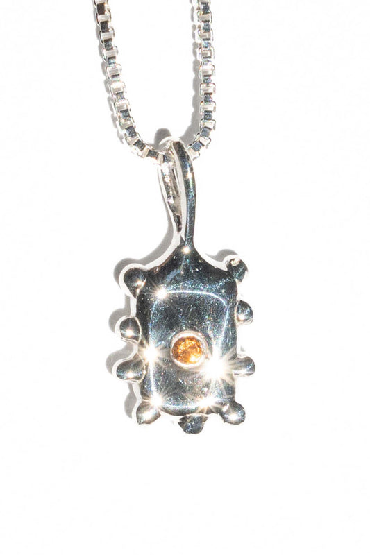 GLOW in silver with citrine